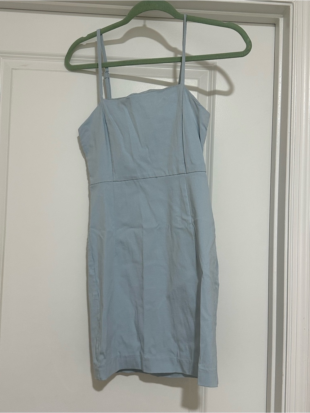 Forever 21 Light Blue Mini Spaghetti Strap Dress